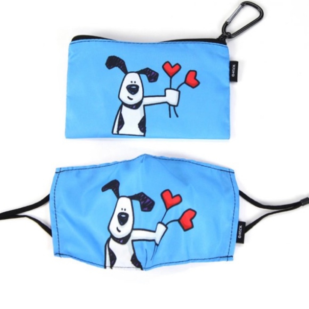Ed Heck For You Face Mask w/matching carry case